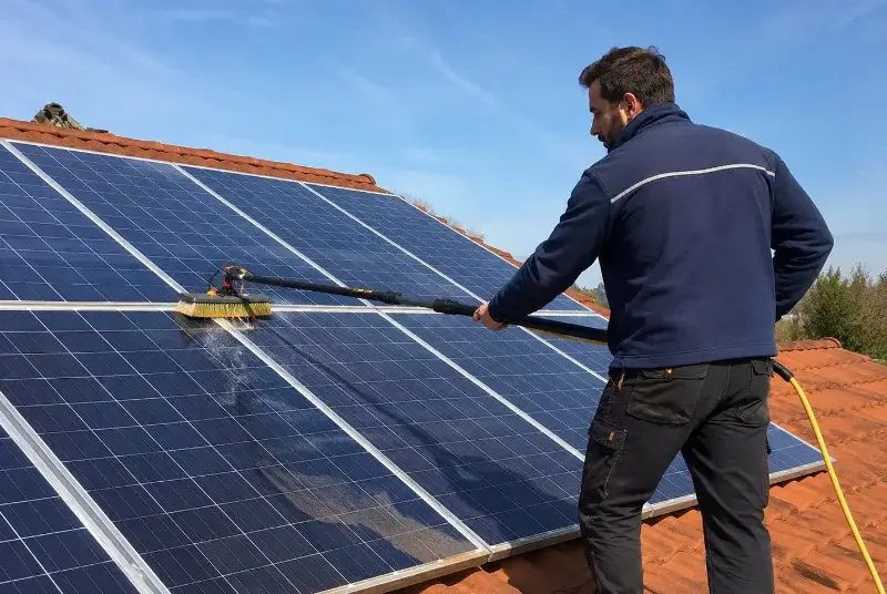 Nettoyage et entretien de panneaux solaires à Castétis